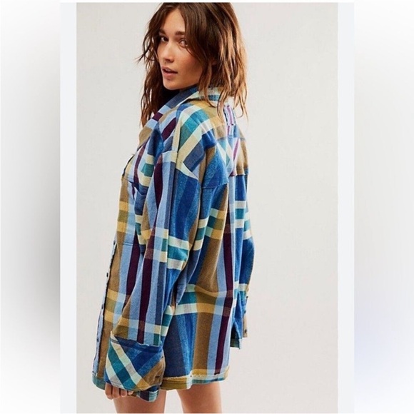Free People Tops - Free People We The Free So Long Summer Plaid Top
